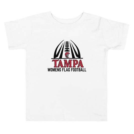 Performance | Toddler T-Shirt | University of Tampa Women's Flag Football | Football Logo