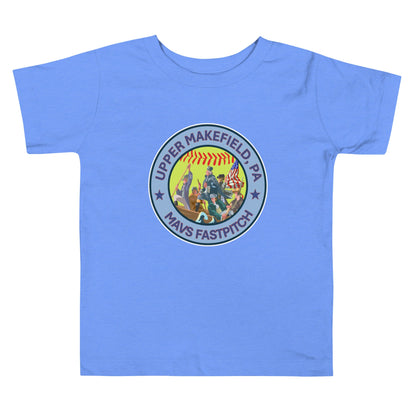 Performance | Toddler T-Shirt | Upper Makefield Mavs Fastpitch | Crossing Badge Logo