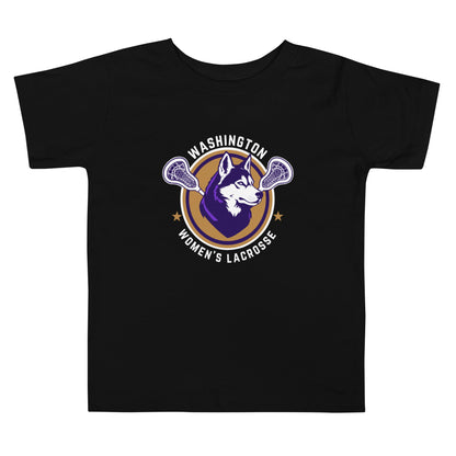 Performance | Toddler T-Shirt | UW Women's Club Lacrosse | Badge Logo