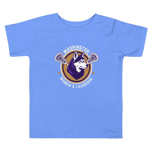 Performance | Toddler T-Shirt | UW Women's Club Lacrosse | Badge Logo