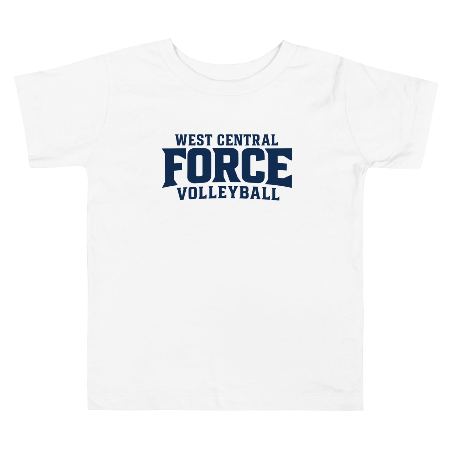 Performance | Toddler T-Shirt | West Central Force Volleyball | Blue Logo