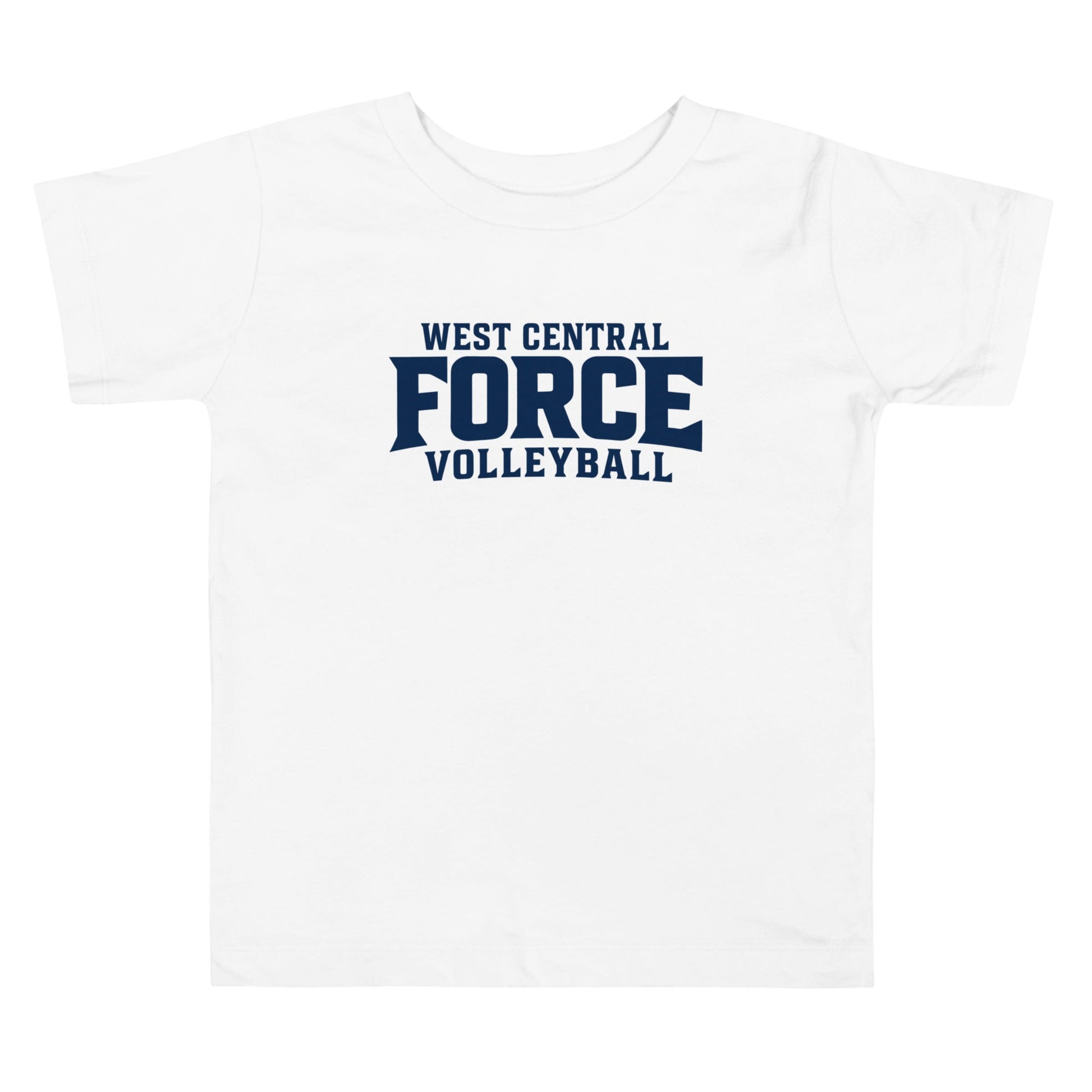 Performance | Toddler T-Shirt | West Central Force Volleyball | Blue Logo