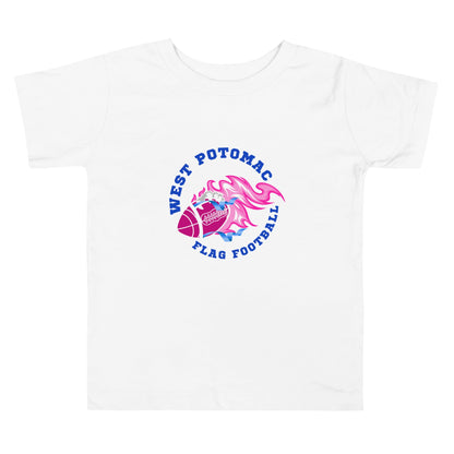 Performance | Toddler T-Shirt | West Potomac Flag Football | Crest Logo