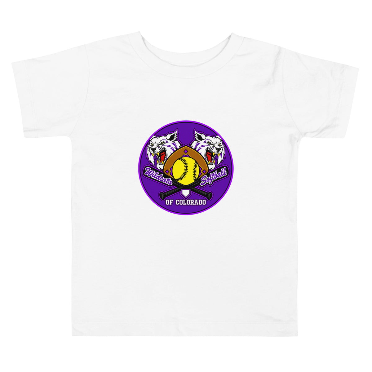 Performance | Toddler T-Shirt | Wildcats Softball | Badge Logo