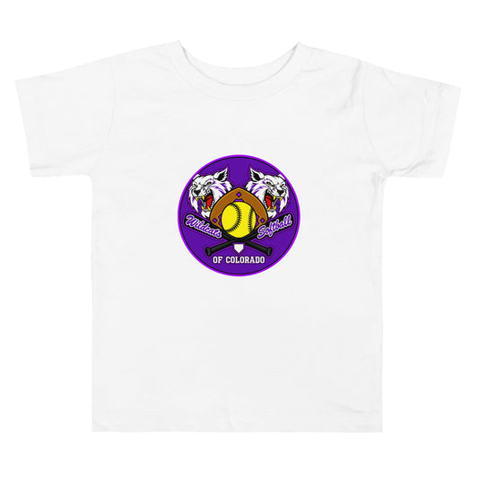 Performance | Toddler T-Shirt | Wildcats Softball | Badge Logo