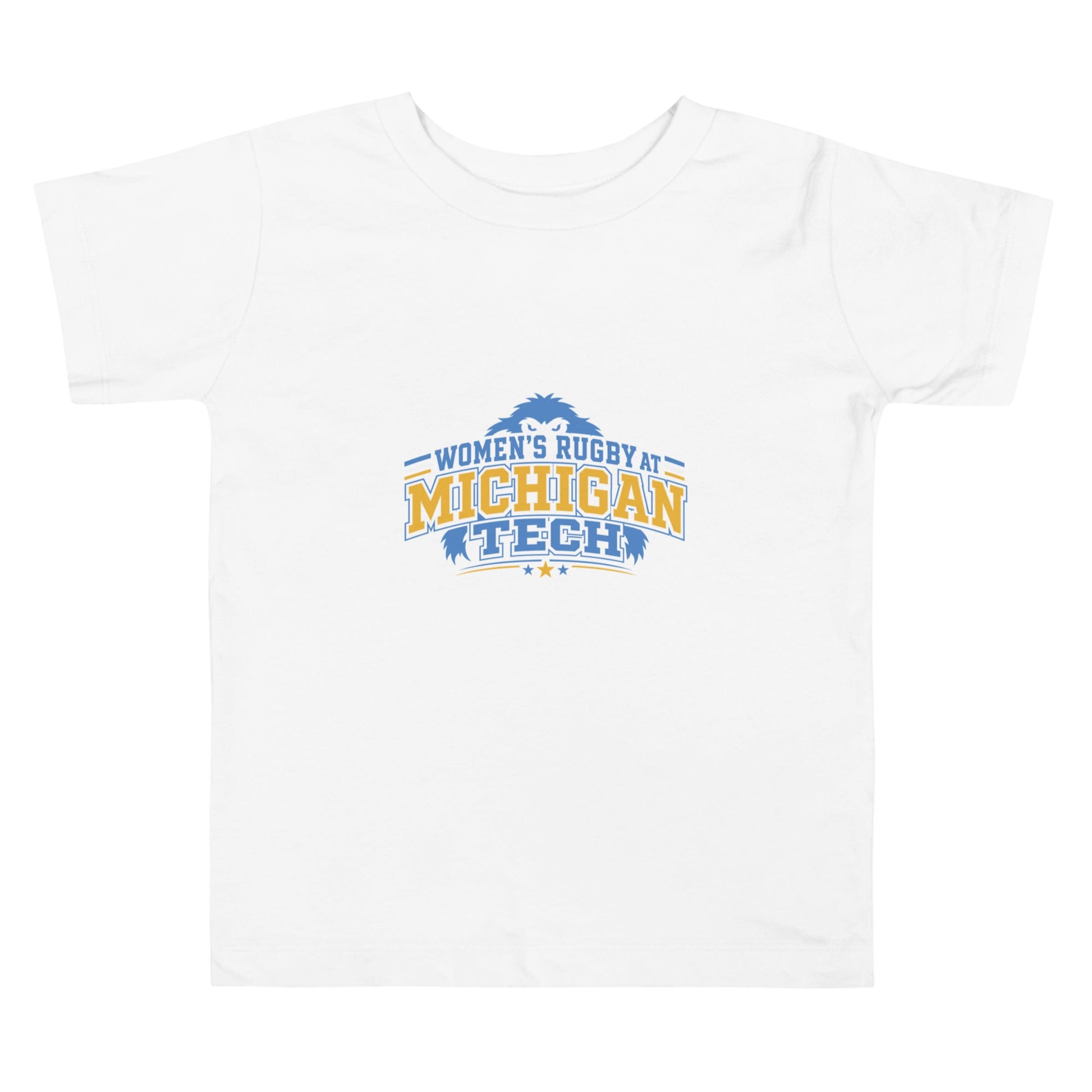 Performance | Toddler T-Shirt | Women’s Rugby at Michigan Tech | Varsity Crest Logo