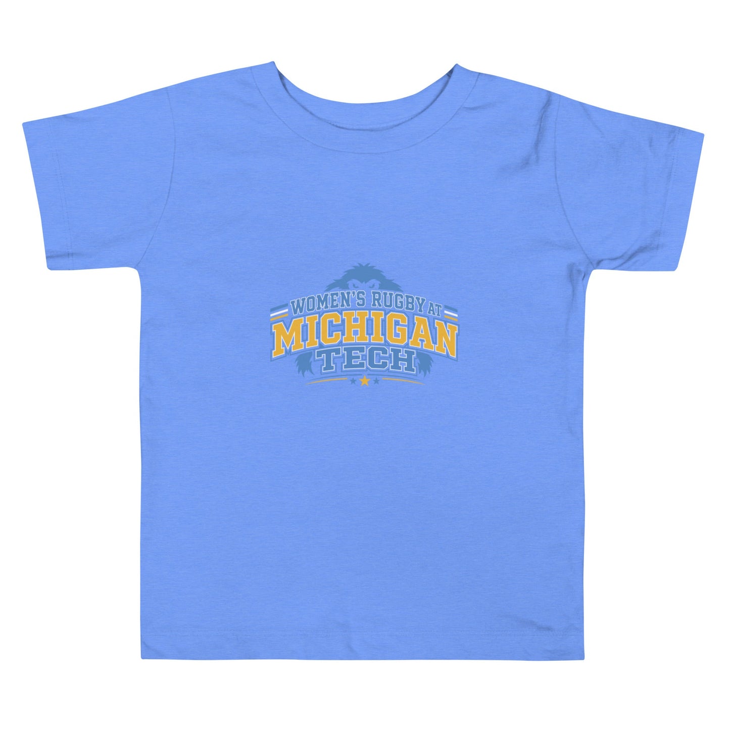 Performance | Toddler T-Shirt | Women’s Rugby at Michigan Tech | Varsity Crest Logo