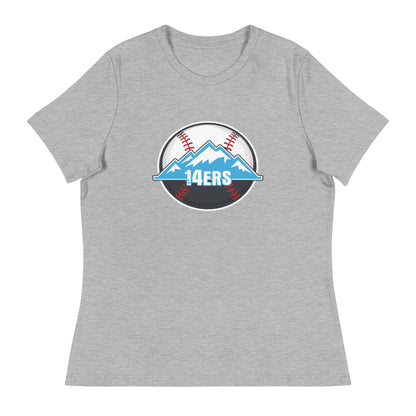 Performance | Women's Relaxed T Shirt | 14ers Baseball | Athletics Logo
