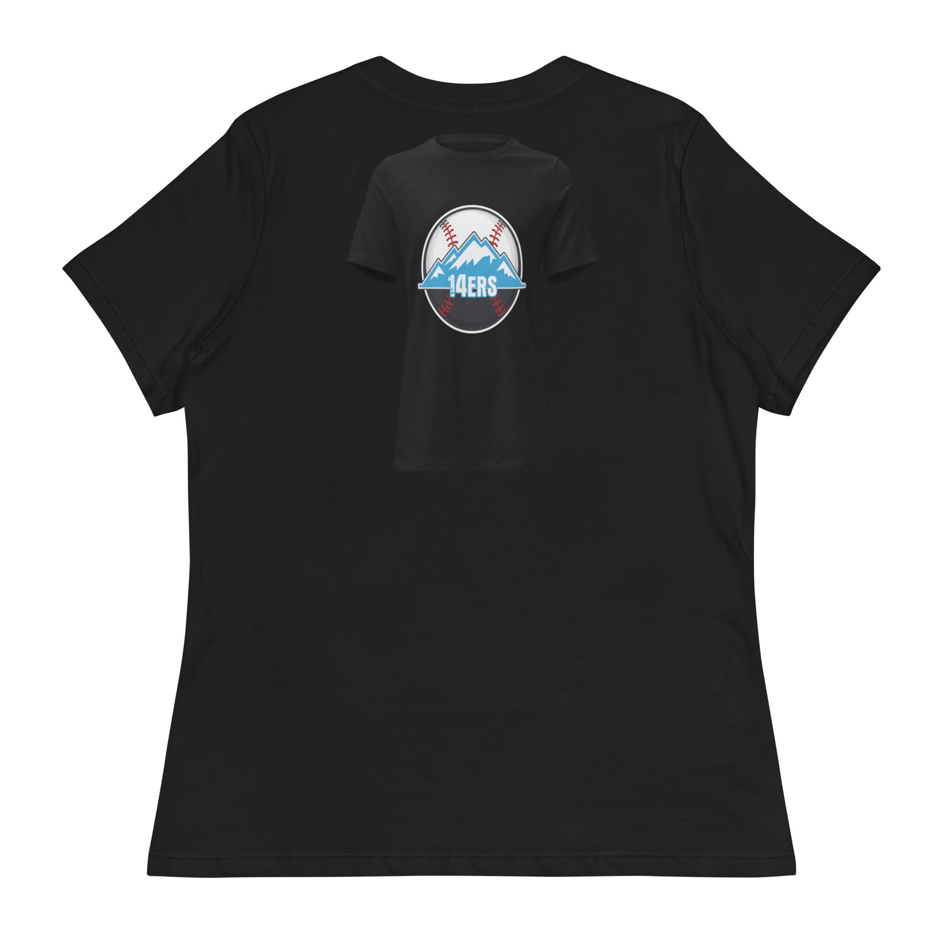 Performance | Women's Relaxed T Shirt | 14ers Baseball | Athletics Logo
