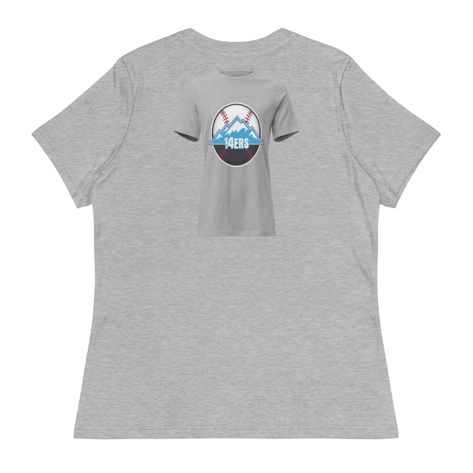 Performance | Women's Relaxed T Shirt | 14ers Baseball | Athletics Logo