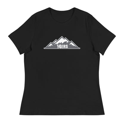 Performance | Women's Relaxed T Shirt | 14ers Baseball | Grey Logo