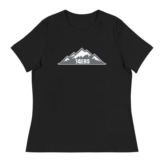 Performance | Women's Relaxed T Shirt | 14ers Baseball | Grey Logo