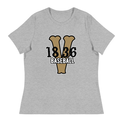 Performance | Women's Relaxed T Shirt | 1836 Volunteers Baseball | Crest Logo