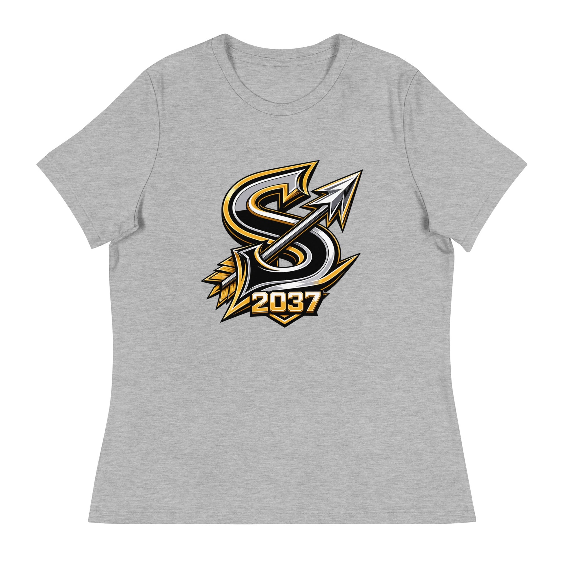 Performance | Women's Relaxed T Shirt | 2037 Sachem Arrows | Arrowhead Crest Logo