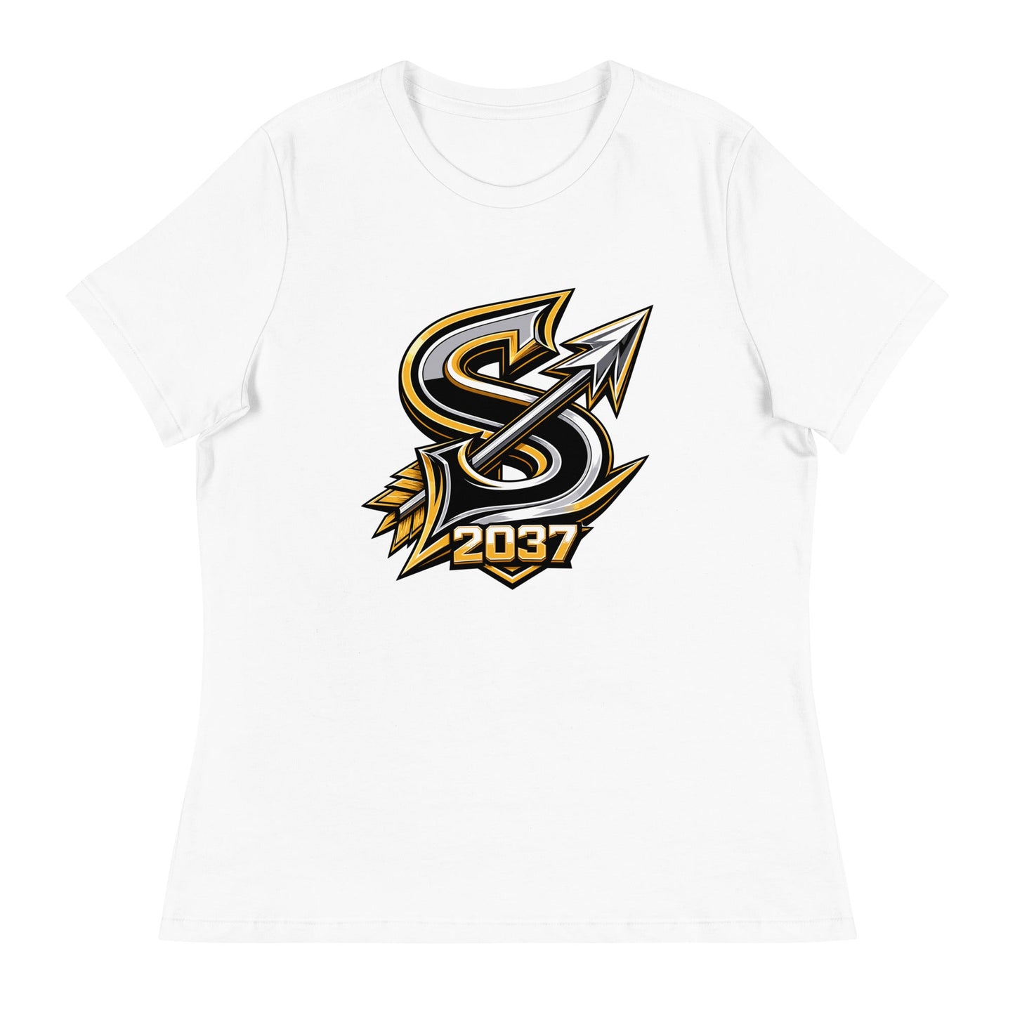 Performance | Women's Relaxed T Shirt | 2037 Sachem Arrows | Arrowhead Crest Logo