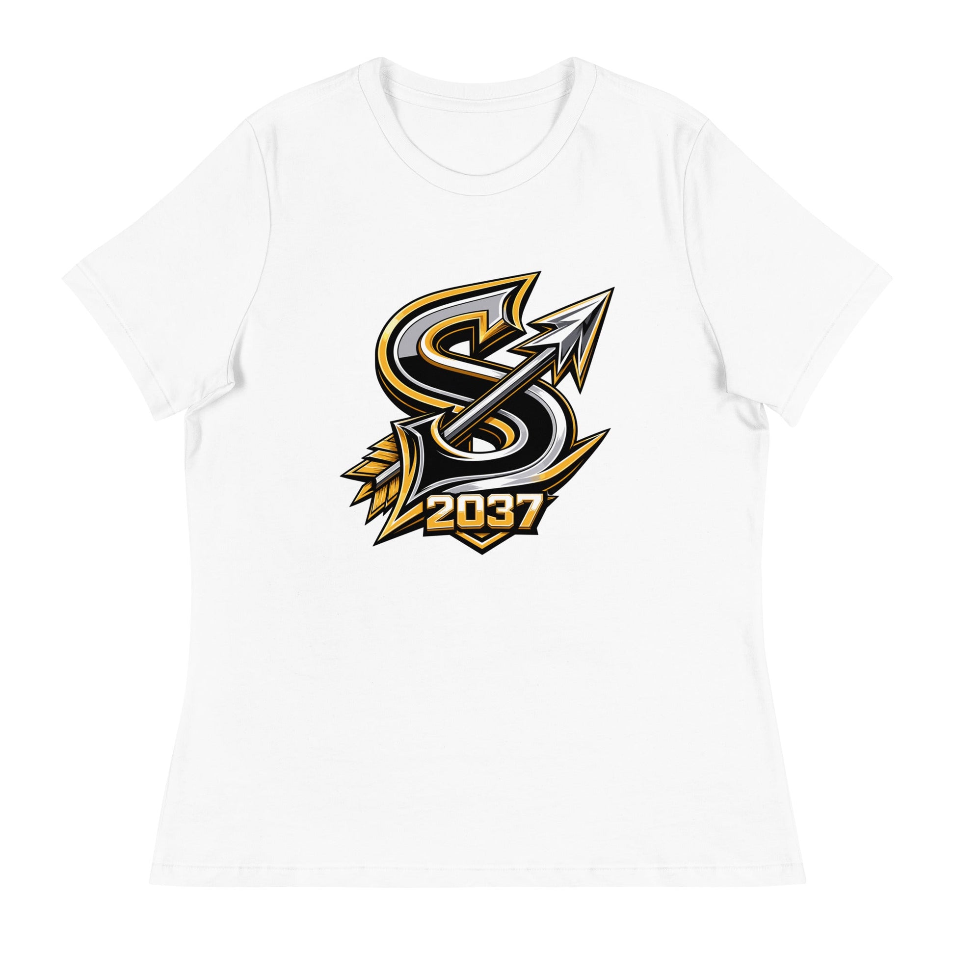 Performance | Women's Relaxed T Shirt | 2037 Sachem Arrows | Arrowhead Crest Logo