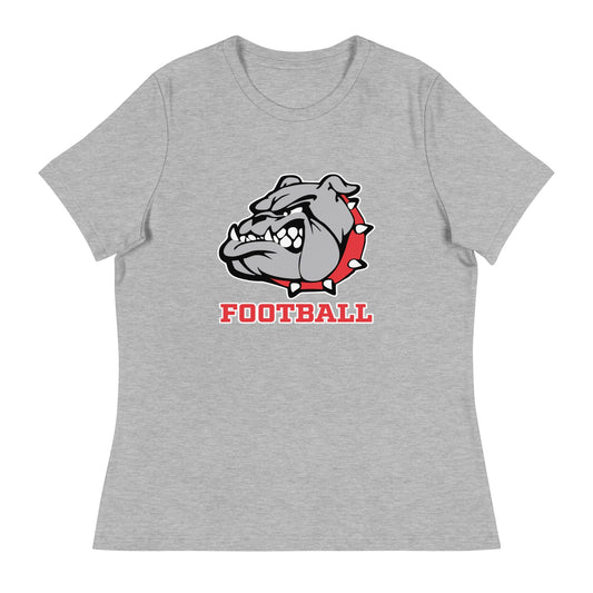 Performance | Women's Relaxed T Shirt | 6th Grade Bulldogs Team | Football Logo
