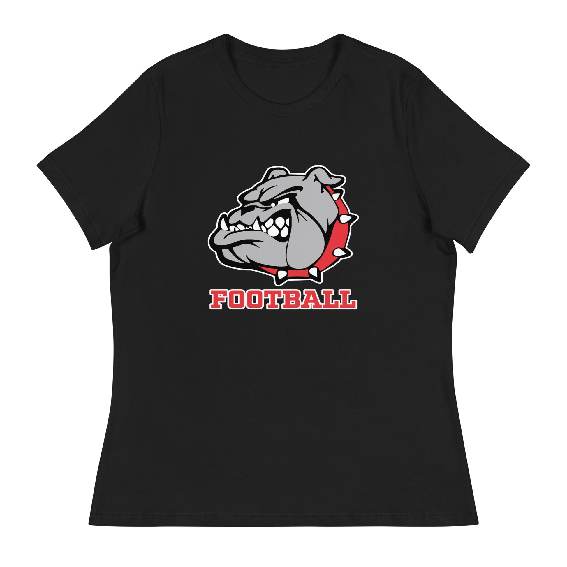 Performance | Women's Relaxed T Shirt | 6th Grade Bulldogs Team | Football Logo