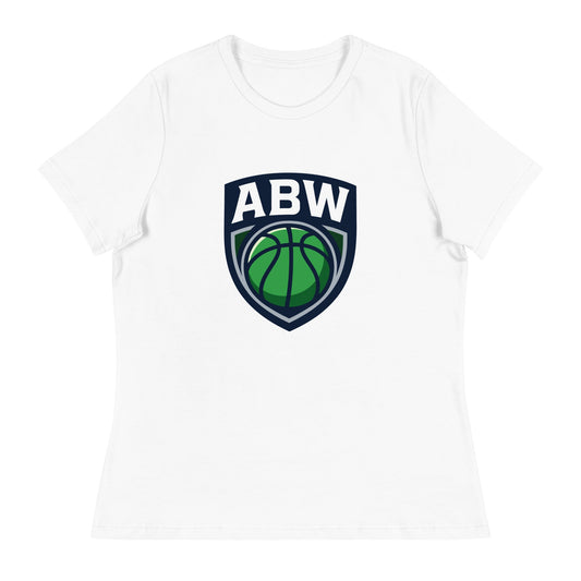 Performance | Women's Relaxed T Shirt | A Better Way Basketball Program | Shield Logo