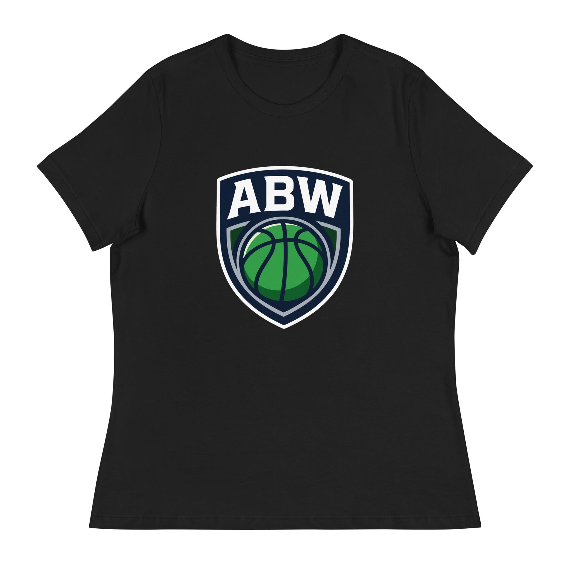 Performance | Women's Relaxed T Shirt | A Better Way Basketball Program | Shield Logo