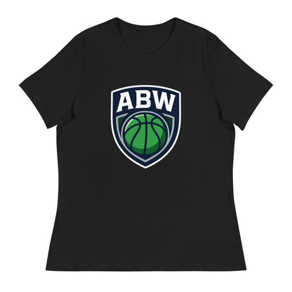 Performance | Women's Relaxed T Shirt | A Better Way Basketball Program | Shield Logo