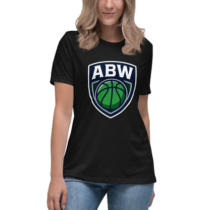 Performance | Women's Relaxed T Shirt | A Better Way Basketball Program | Shield Logo