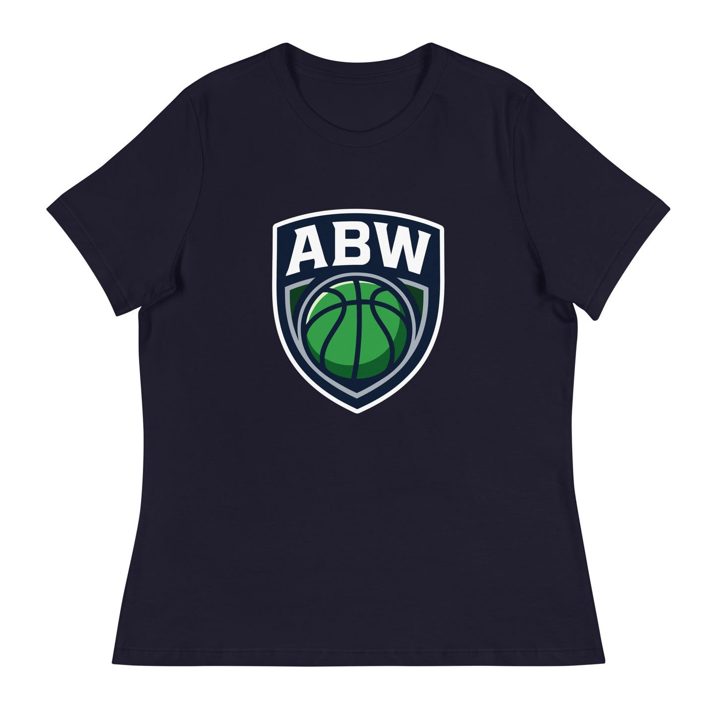 Performance | Women's Relaxed T Shirt | A Better Way Basketball Program | Shield Logo