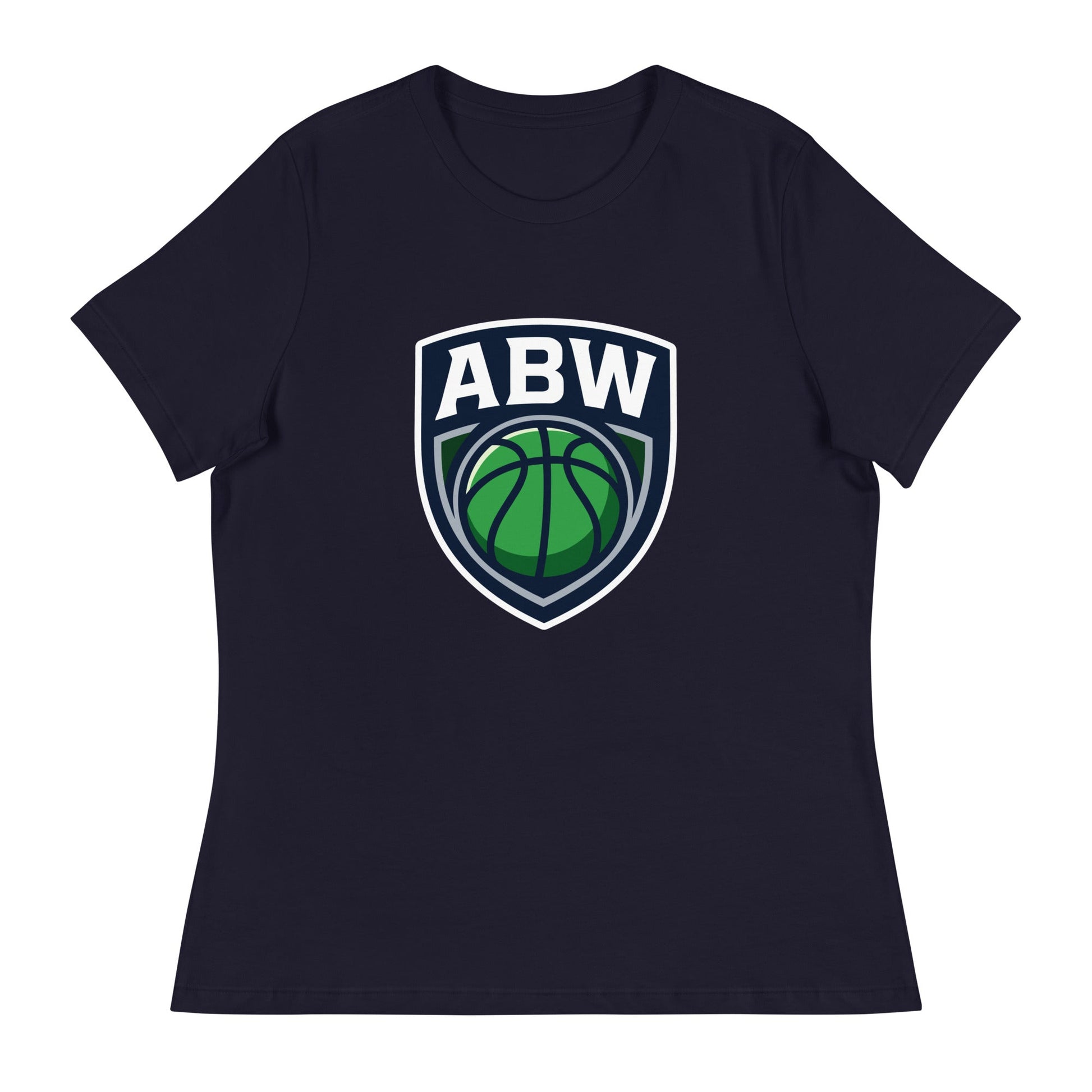 Performance | Women's Relaxed T Shirt | A Better Way Basketball Program | Shield Logo