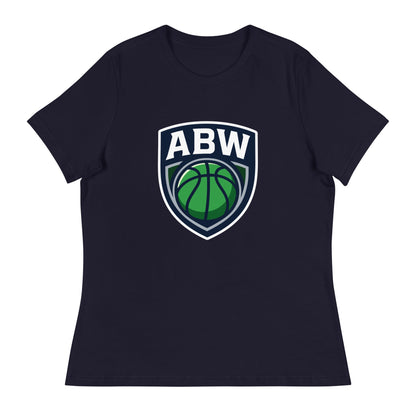 Performance | Women's Relaxed T Shirt | A Better Way Basketball Program | Shield Logo