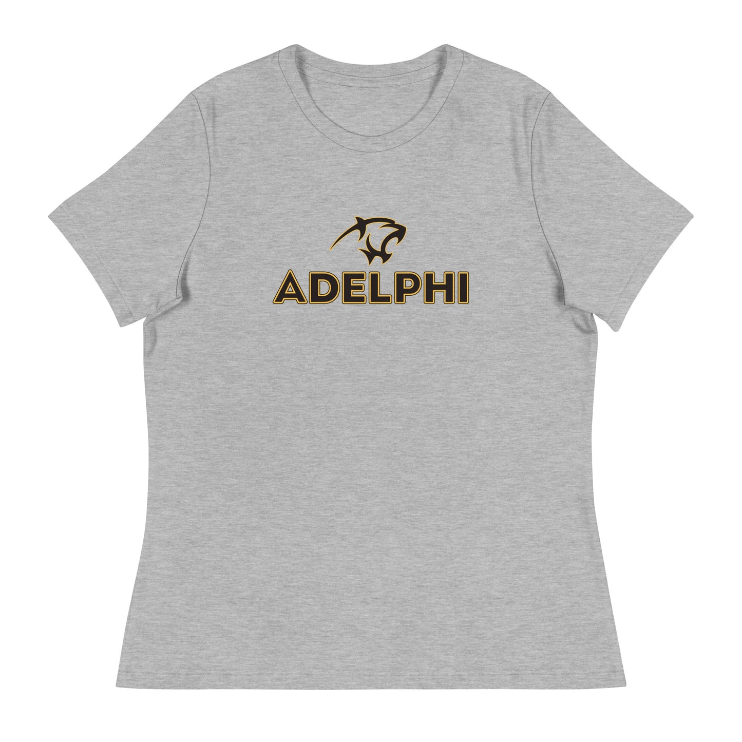 Performance | Women's Relaxed T Shirt | Adelphi Womens Soccer | Apex Panther Logo