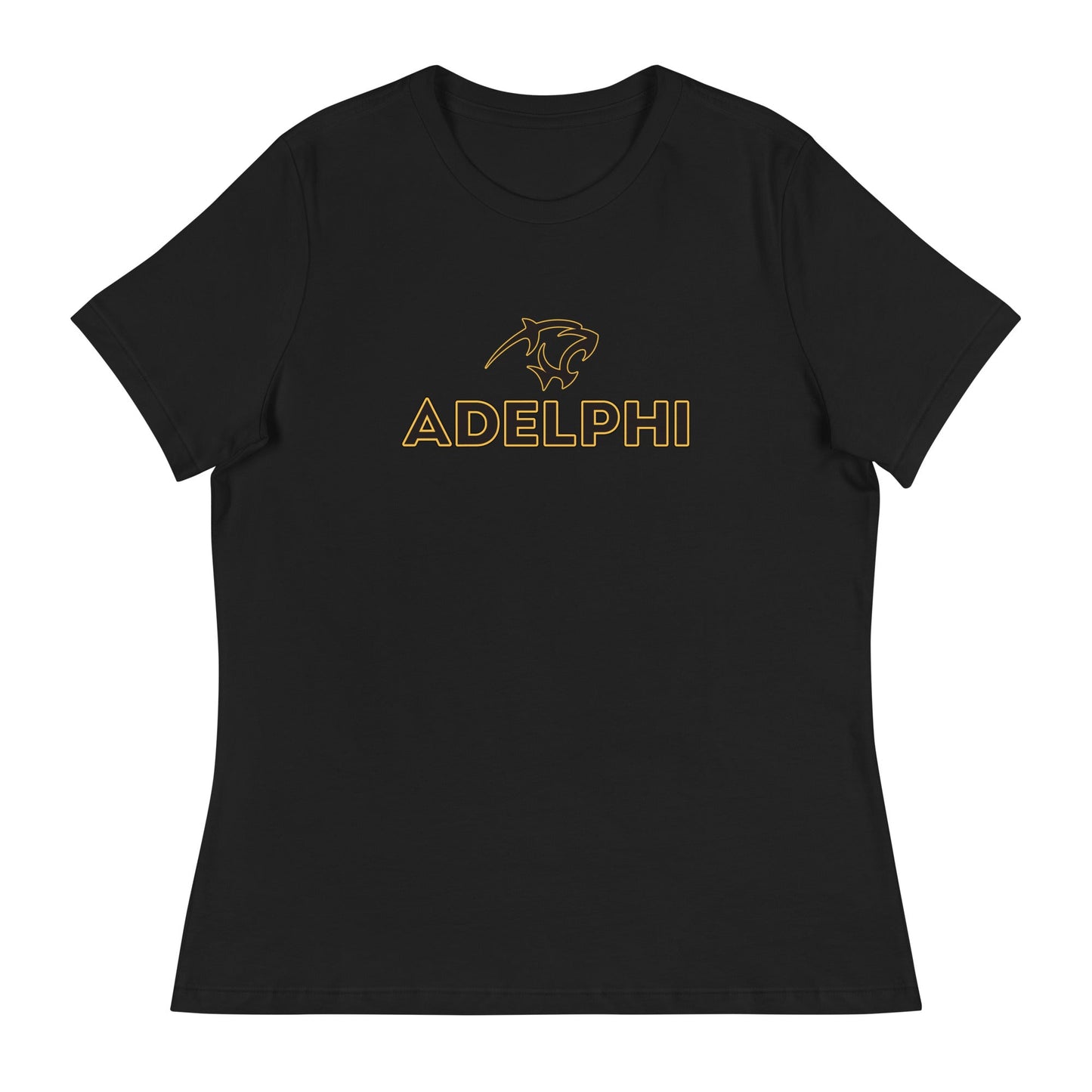 Performance | Women's Relaxed T Shirt | Adelphi Womens Soccer | Apex Panther Logo