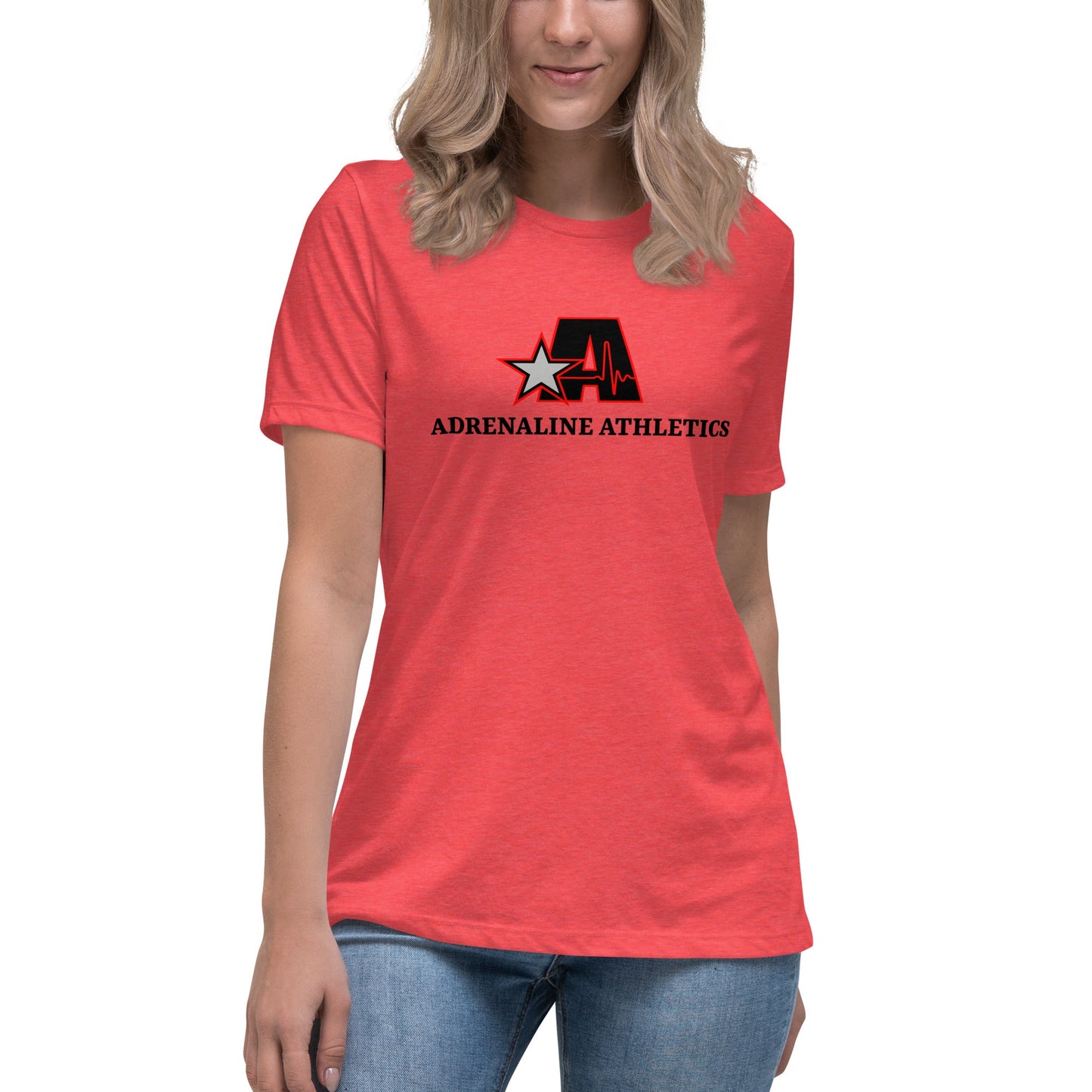 Performance | Women's Relaxed T Shirt | Adrenaline Athletics | Block A Logo