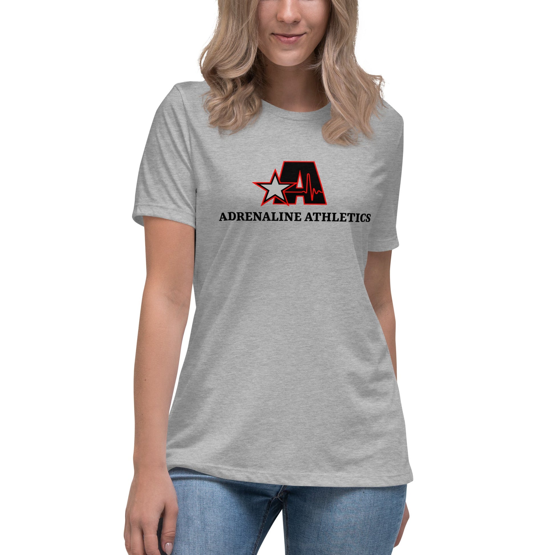 Performance | Women's Relaxed T Shirt | Adrenaline Athletics | Block A Logo