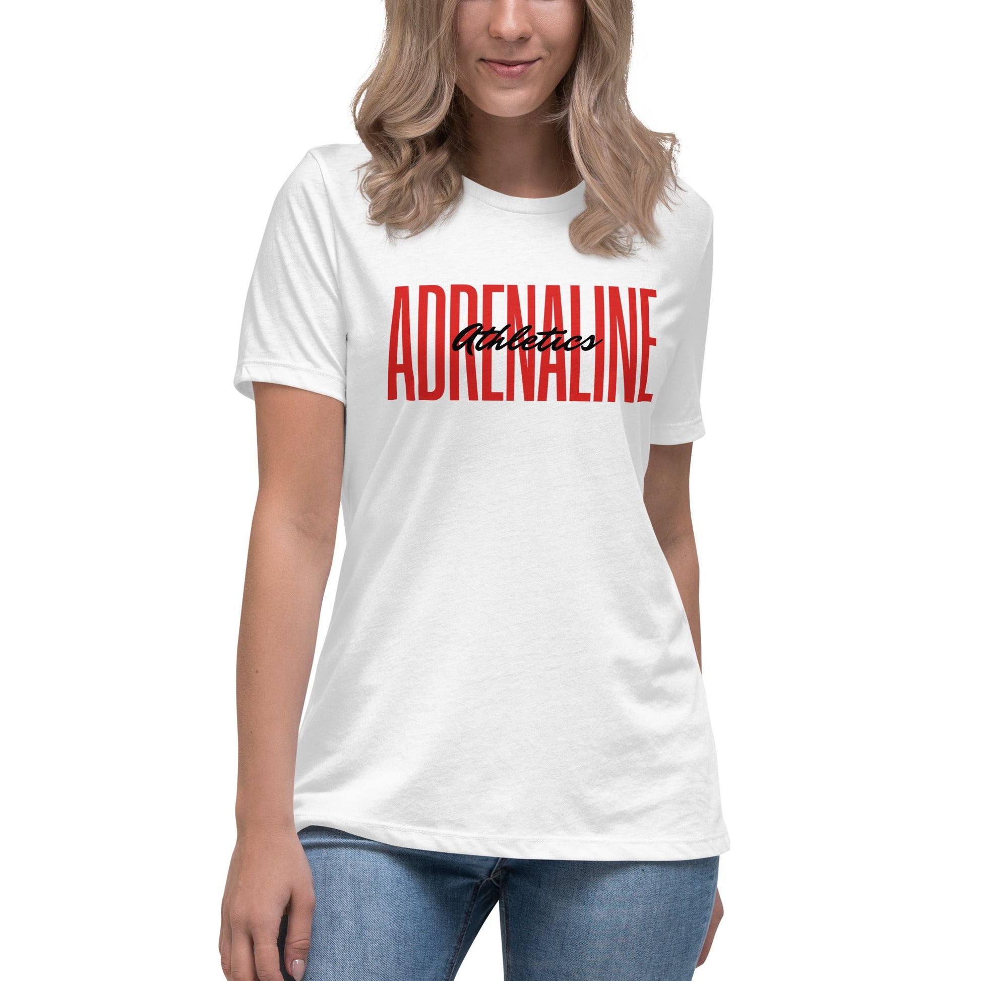 Performance | Women's Relaxed T Shirt | Adrenaline Athletics | Script Logo