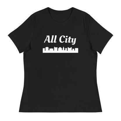 Performance | Women's Relaxed T Shirt | All City Volleyball Club | Alt Logo
