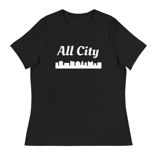 Performance | Women's Relaxed T Shirt | All City Volleyball Club | Alt Logo