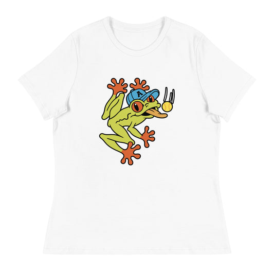 Performance | Women's Relaxed T Shirt | Aquasox Softball | Mascot Logo