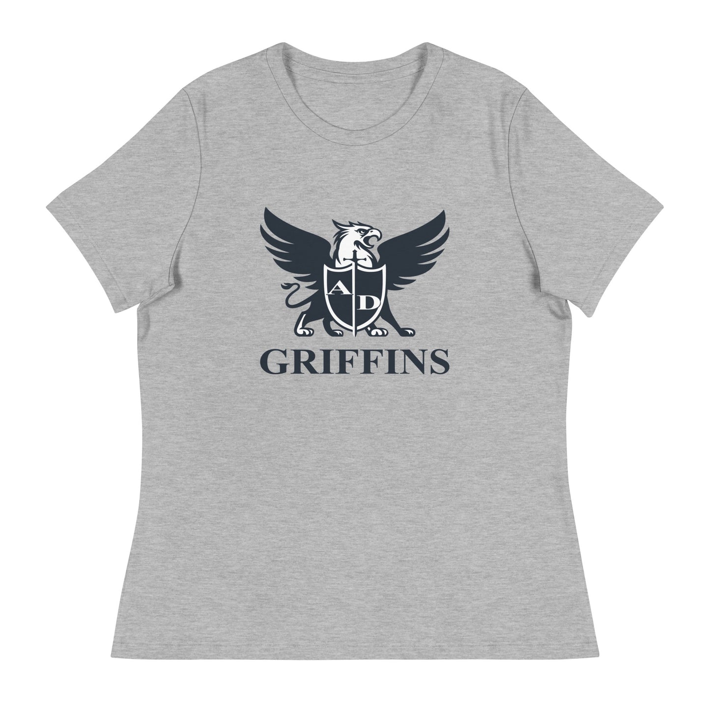 Performance | Women's Relaxed T Shirt | Arma Dei Academy Basketball | Griffin Logo
