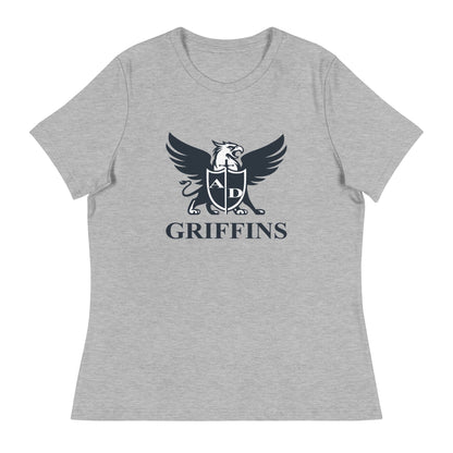 Performance | Women's Relaxed T Shirt | Arma Dei Academy Basketball | Griffin Logo