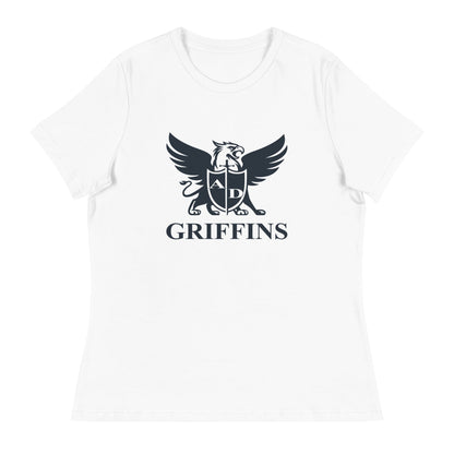 Performance | Women's Relaxed T Shirt | Arma Dei Academy Basketball | Griffin Logo