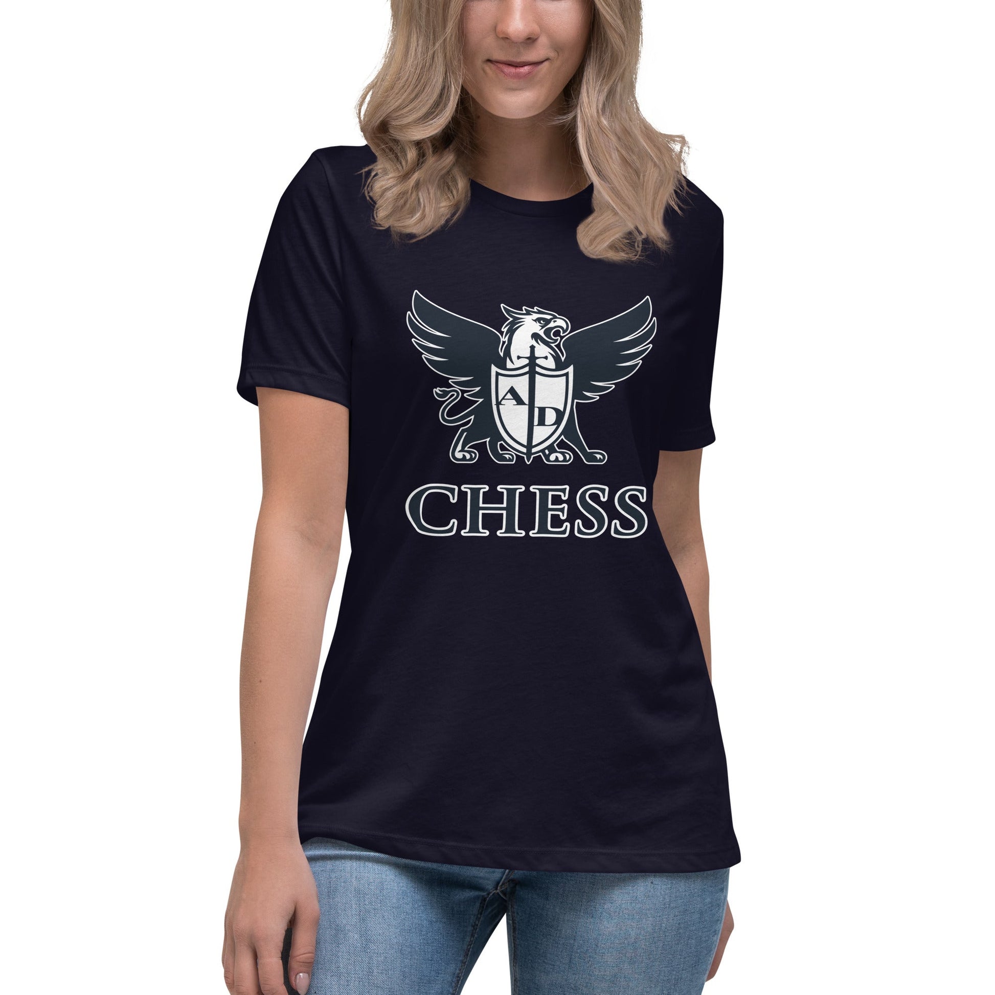 Performance | Women's Relaxed T Shirt | Arma Dei Academy Chess