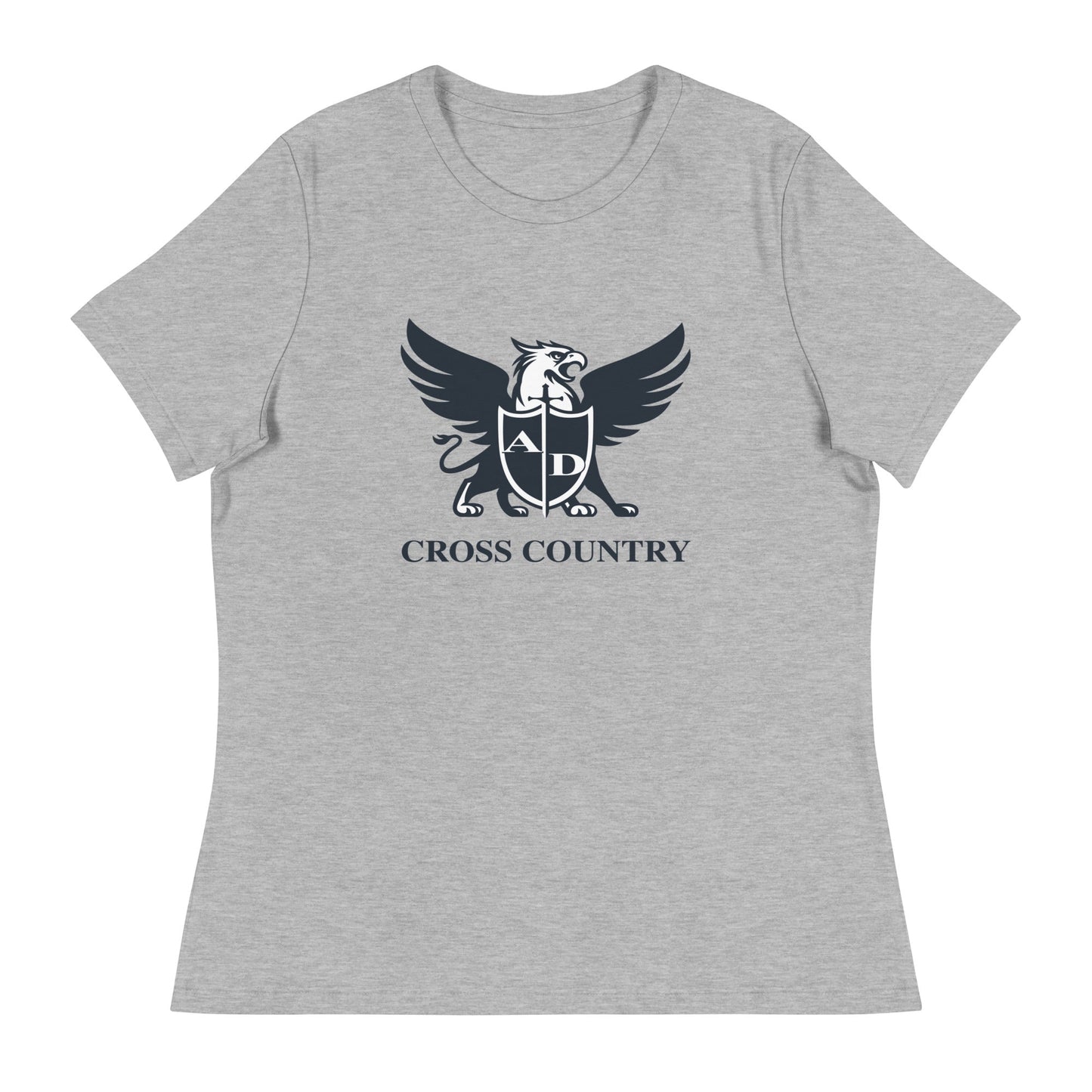 Performance | Women's Relaxed T Shirt | Arma Dei Academy Cross Country | Griffin Logo