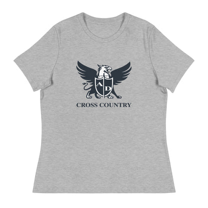 Performance | Women's Relaxed T Shirt | Arma Dei Academy Cross Country | Griffin Logo