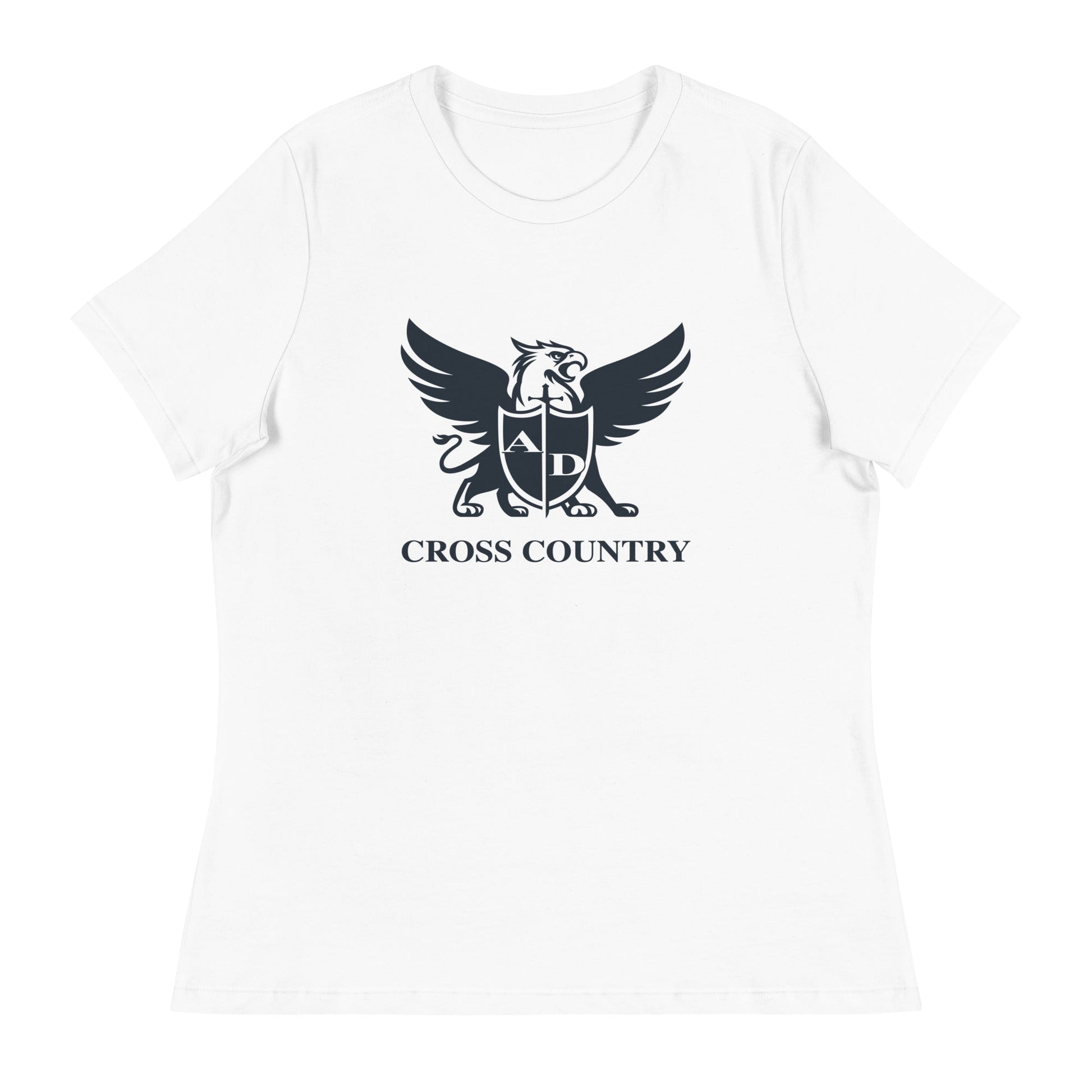 Performance | Women's Relaxed T Shirt | Arma Dei Academy Cross Country | Griffin Logo