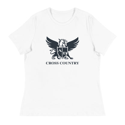 Performance | Women's Relaxed T Shirt | Arma Dei Academy Cross Country | Griffin Logo