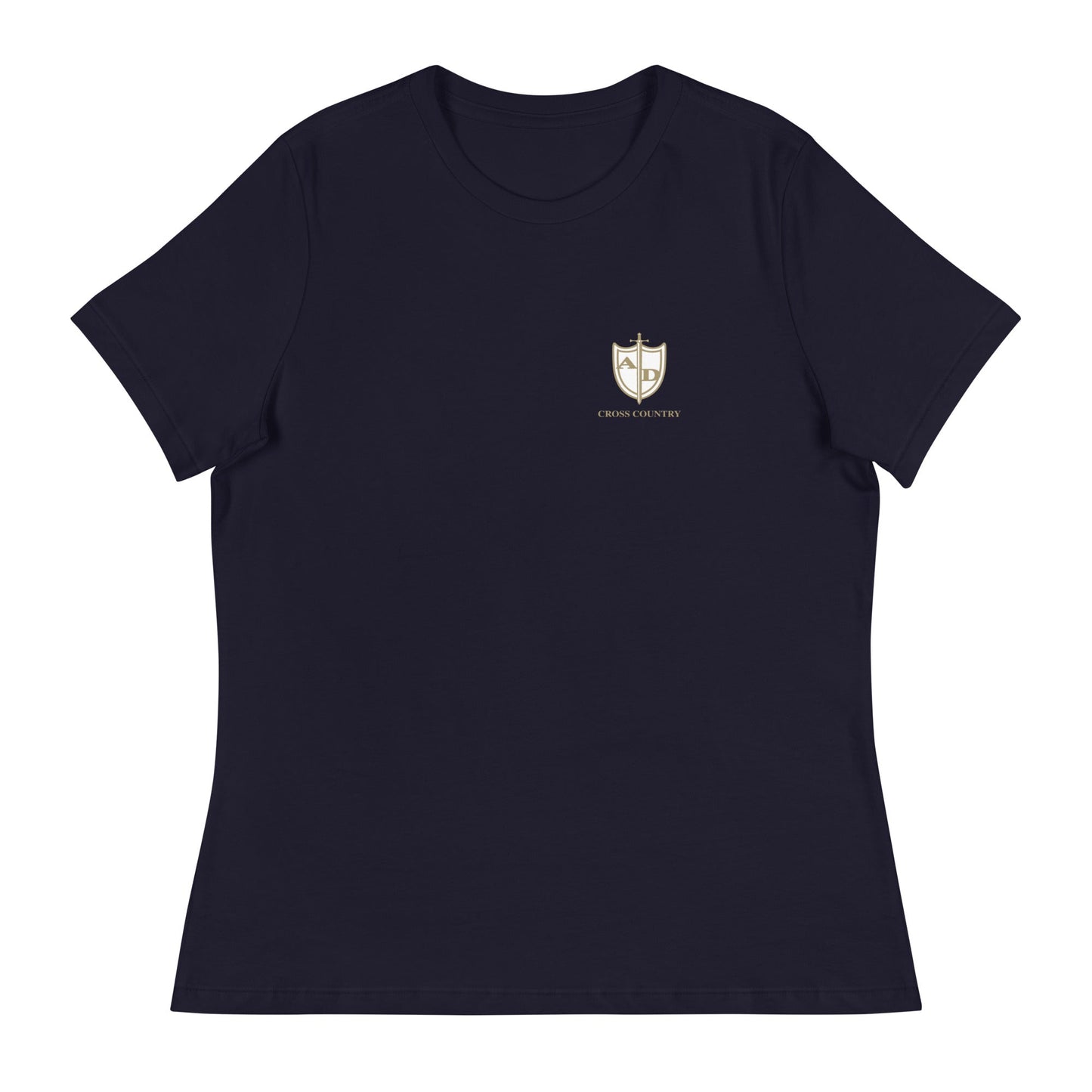Performance | Women's Relaxed T Shirt | Arma Dei Academy Cross Country | Shield Logo
