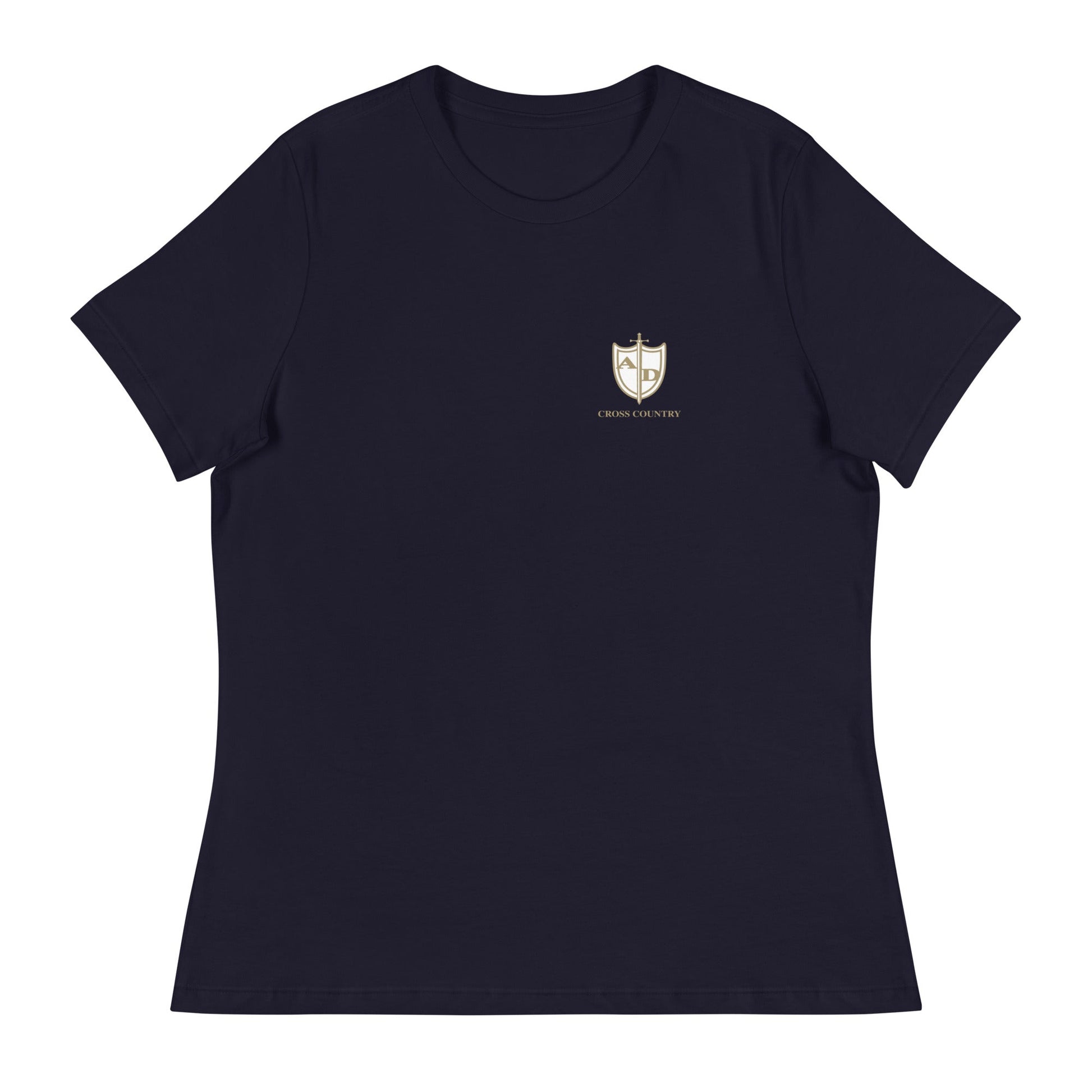 Performance | Women's Relaxed T Shirt | Arma Dei Academy Cross Country | Shield Logo