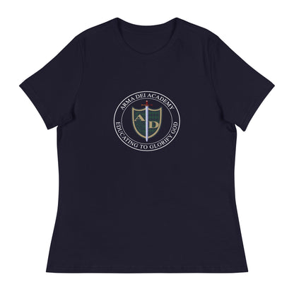 Performance | Women's Relaxed T Shirt | Arma Dei Academy | Emblem