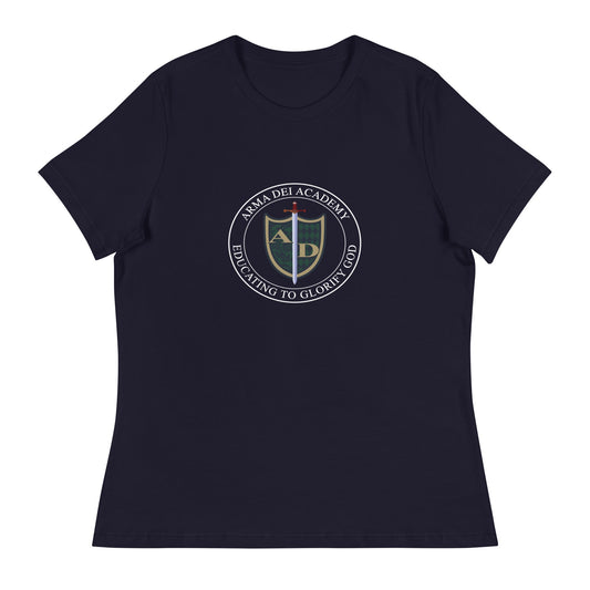 Performance | Women's Relaxed T Shirt | Arma Dei Academy | Emblem