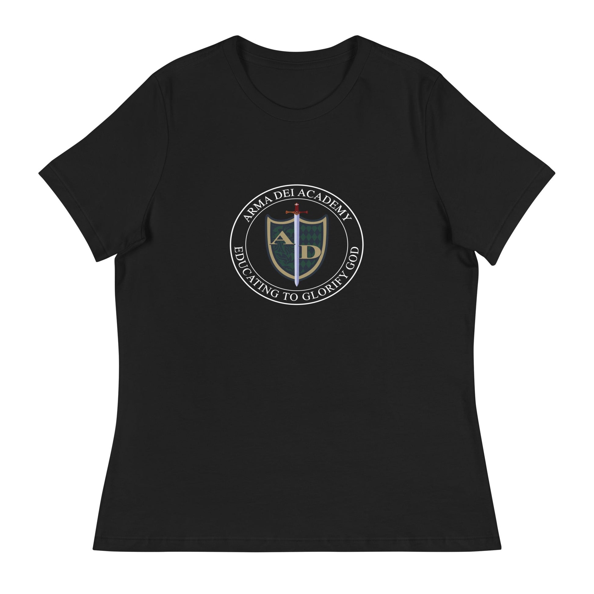 Performance | Women's Relaxed T Shirt | Arma Dei Academy | Emblem